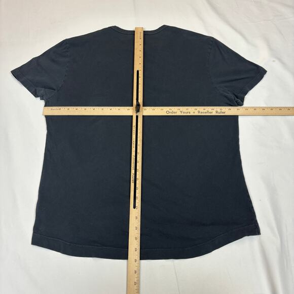 Buck Mason Curved Hem Cotton Short Sleeve T Shirt Men's XL Quiet Luxury - Picture 3 of 10